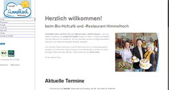 Desktop Screenshot of cafe-himmelhoch.de
